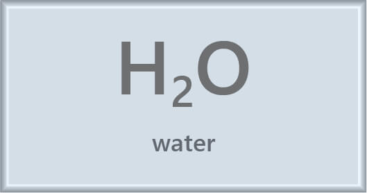 Chemical Symbol For Water